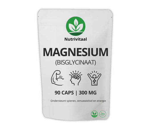 Nutrivitaal Magnesium Bisglycinaat 300 mg – 90 capsules